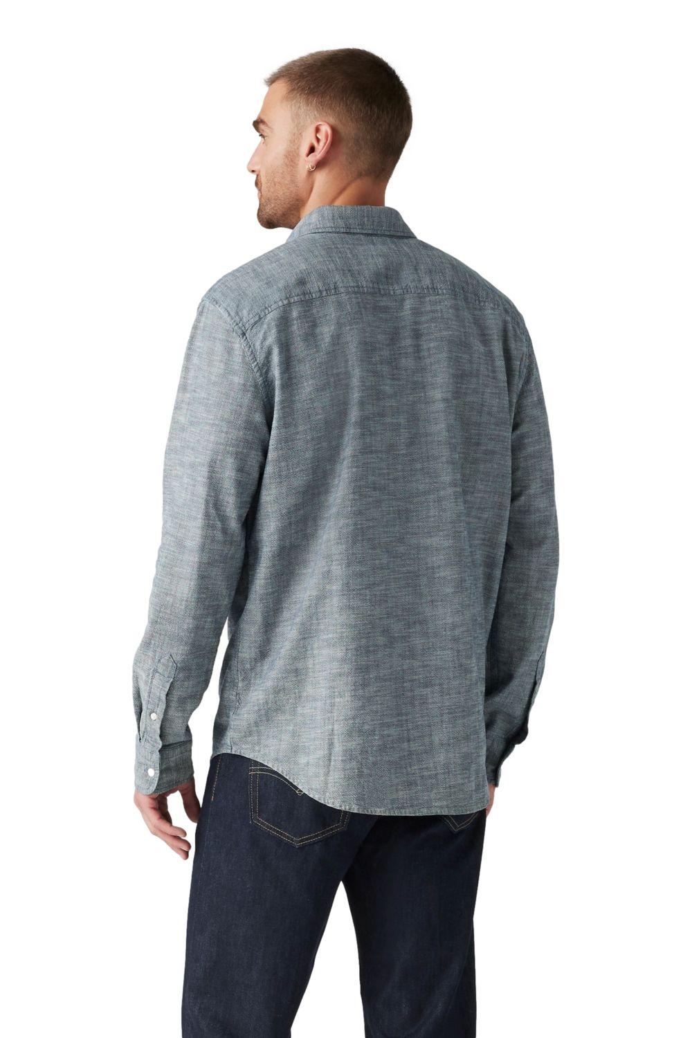 Camisa Hombre Authentic Button Down Gris Levis A7210-0011-1