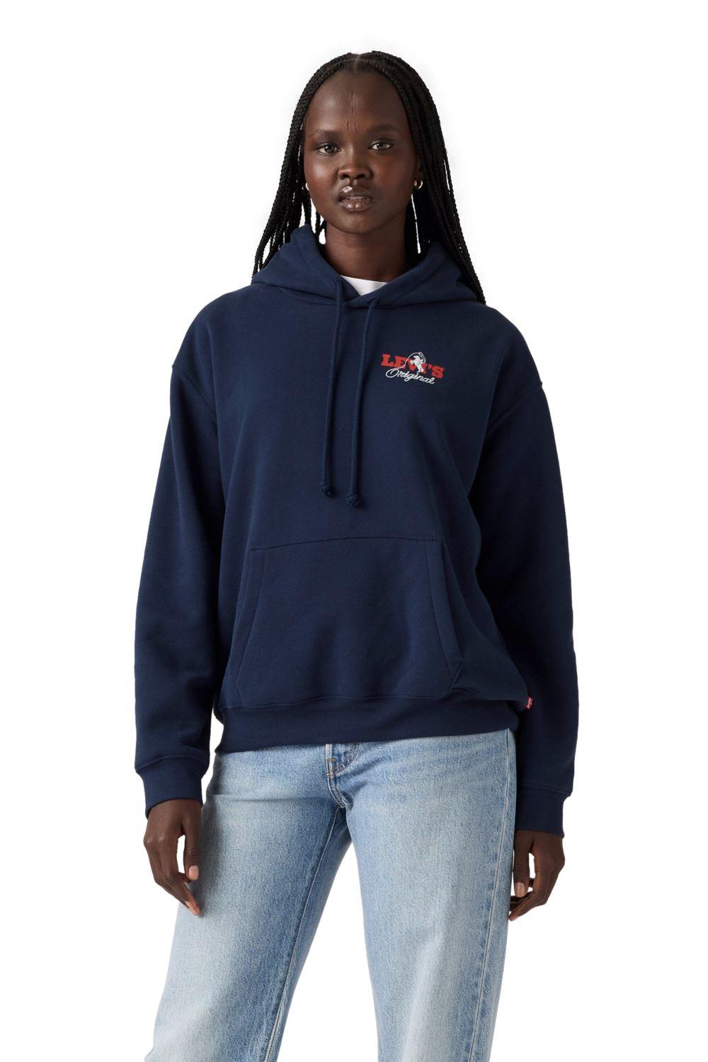 Polerón Mujer Graphic Everyday Hoodie Azul Levis A8801-0043-0