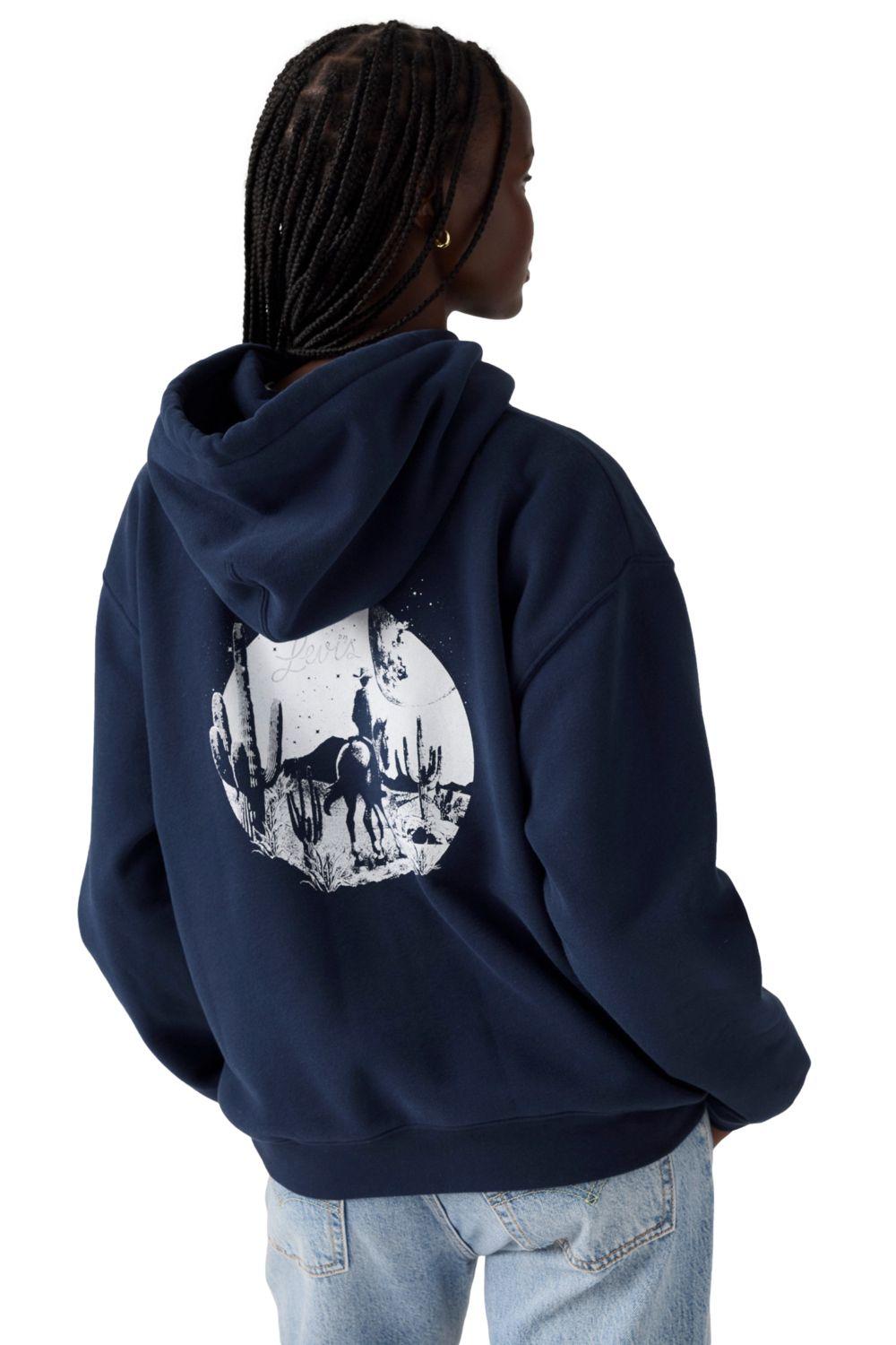 Polerón Mujer Graphic Everyday Hoodie Azul Levis A8801-0043-2