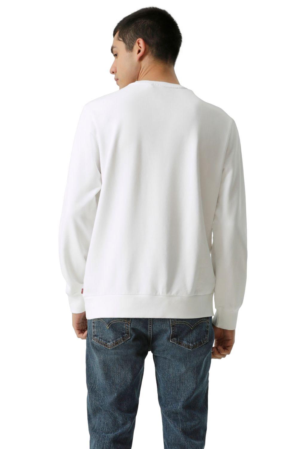 Polerón Hombre Standard Graphic Crew Blanco Levis 38423-0128-2