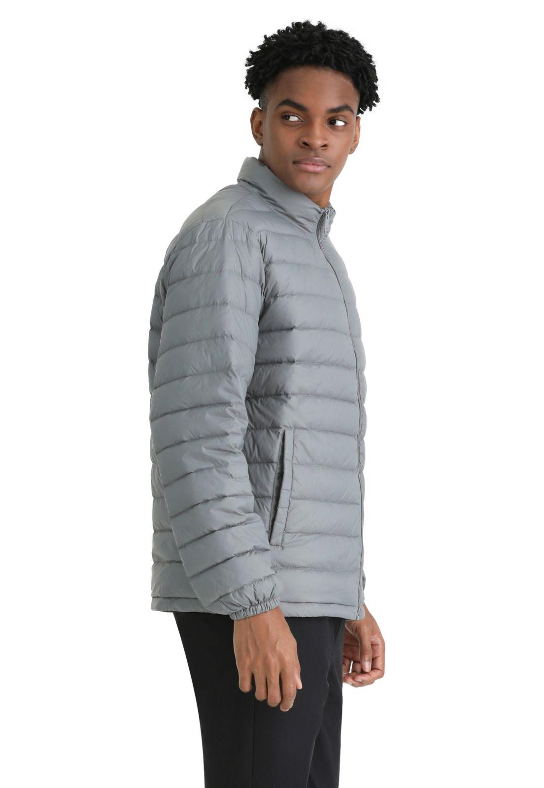 Parka Hombre Packable Regular Fit Gris-1