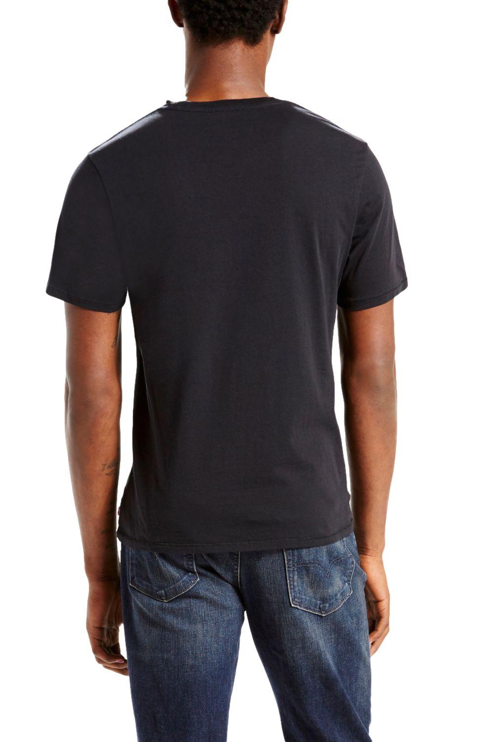 Polera Hombre Regular Fit Lisa Logo Negro Levis 17783-0137-1
