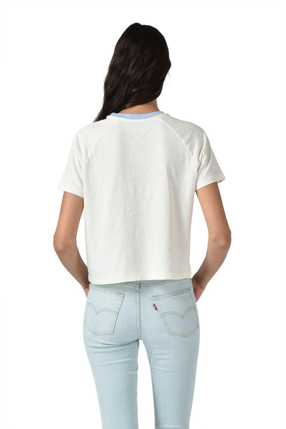 Polera Mujer Graphic Game Day Tee Blanco Levis A8809-0019-1