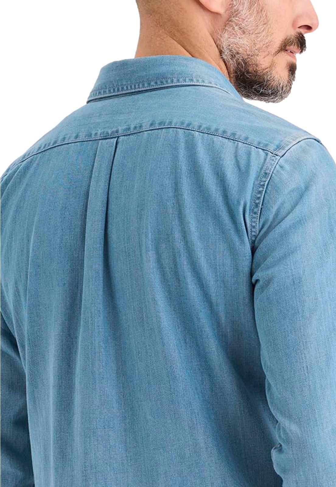 Camisa Hombre Original Slim Fit Azul Denim A1114-0172-3