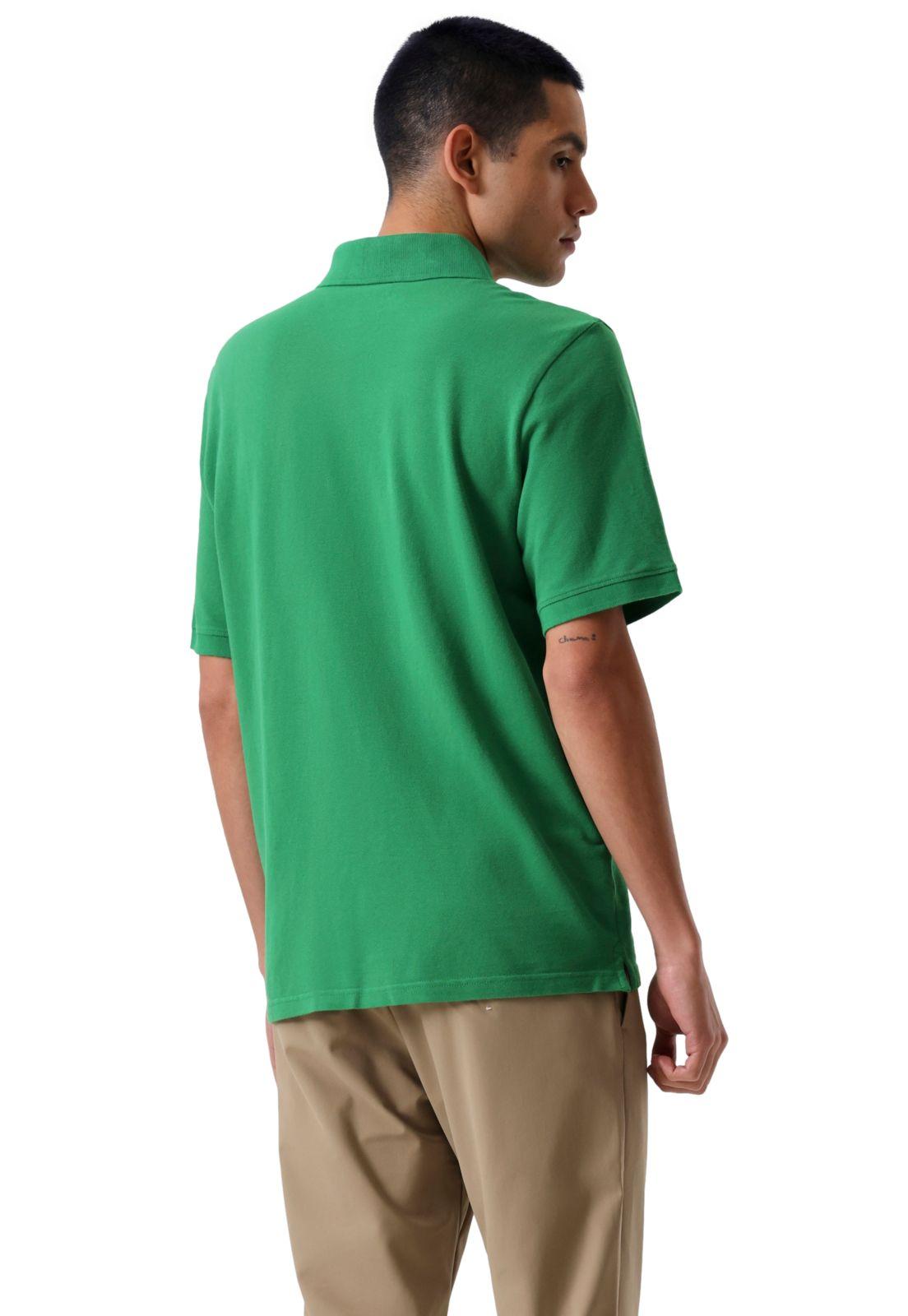 Polera Hombre Polo Piqué Regular Fit Verde A6925-0033-2