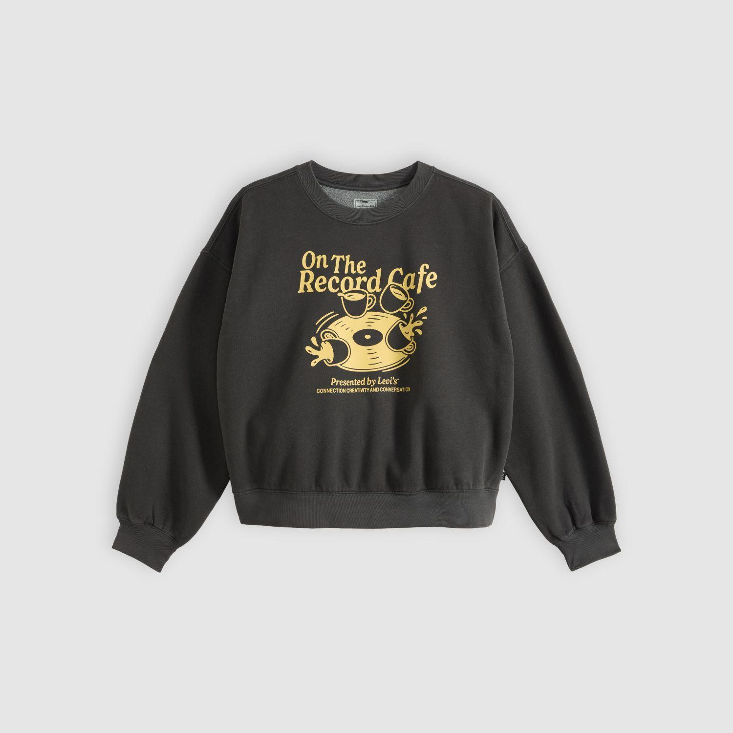 Polerón Mujer Vintage Boxy Crew Negro Levis 005OZ-0044-4