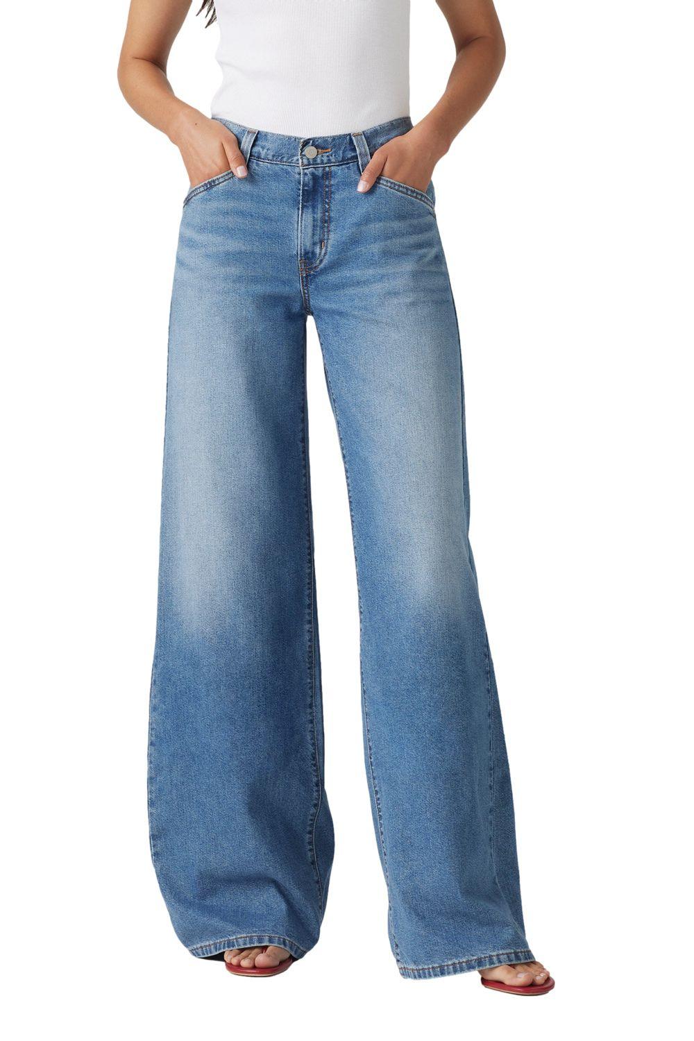 Jeans Mujer 94 Baggy Wide Leg Celeste Levis A5929-0018-0