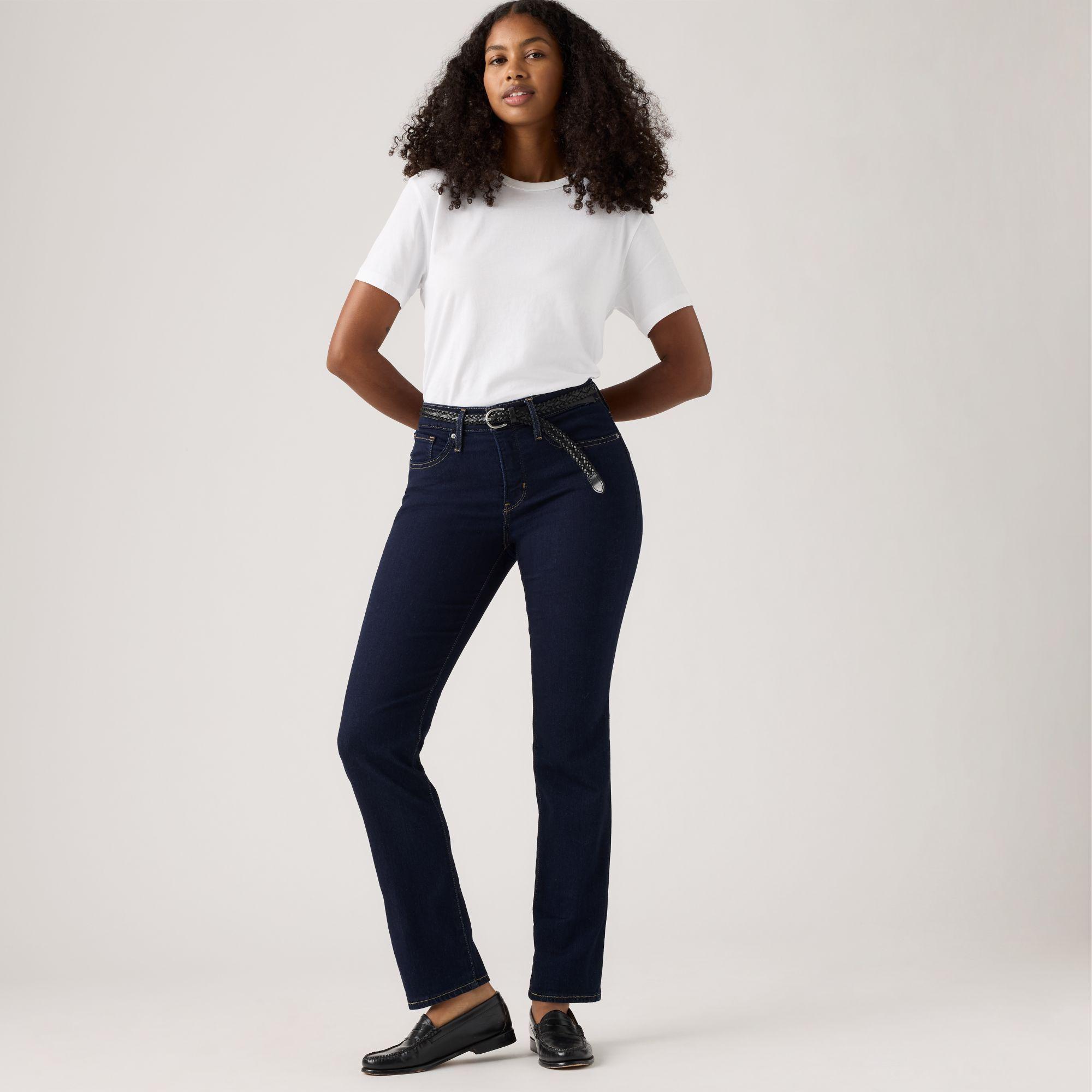 Jeans Mujer 314 Shaping Straight Azul Levis 19631-0001-3