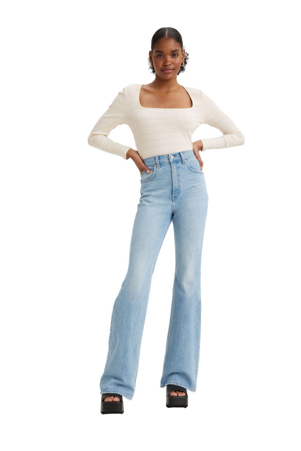 Jeans Mujer 70s High Flare Azul Levis A0899-0015-3