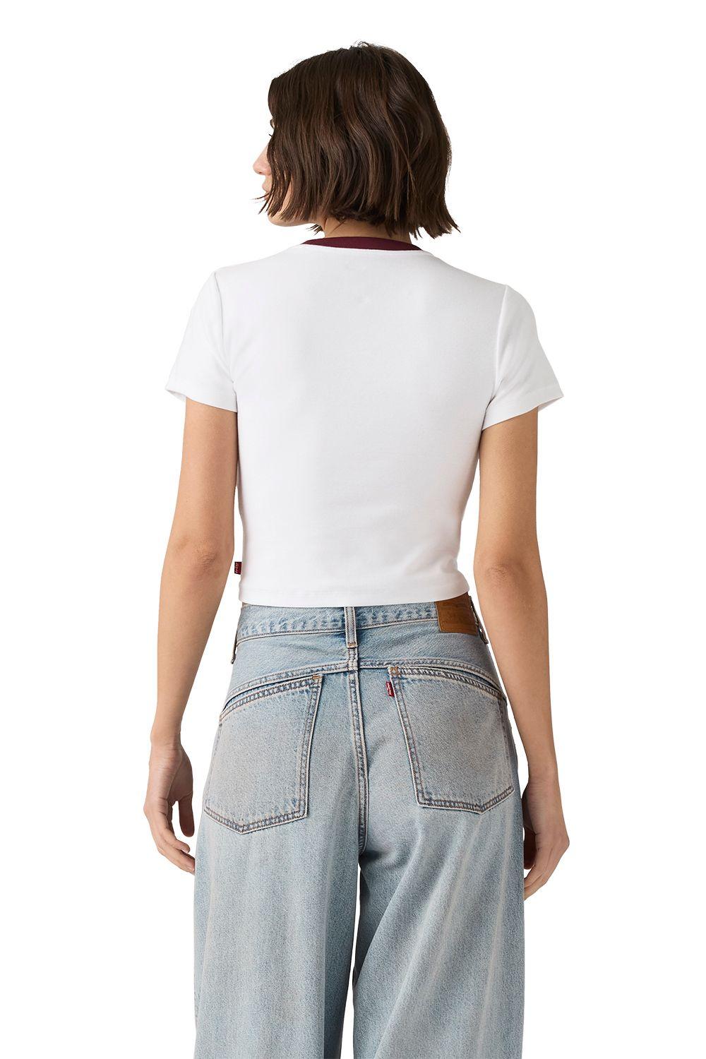 Polera Mujer Gr Essential Sporty Tee Blanco Levis A8798-0083-1