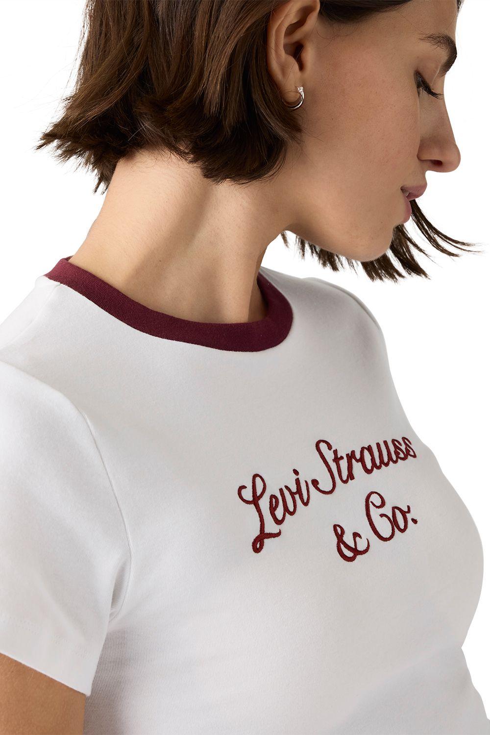 Polera Mujer Gr Essential Sporty Tee Blanco Levis A8798-0083-3