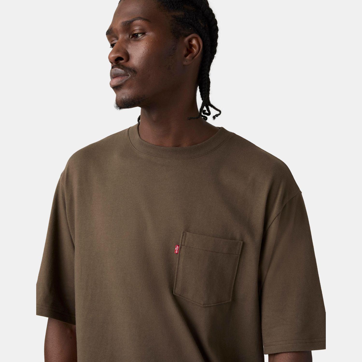 Polera Hombre Half Slv Pkt Tee Café Levis 005OB-0014-3