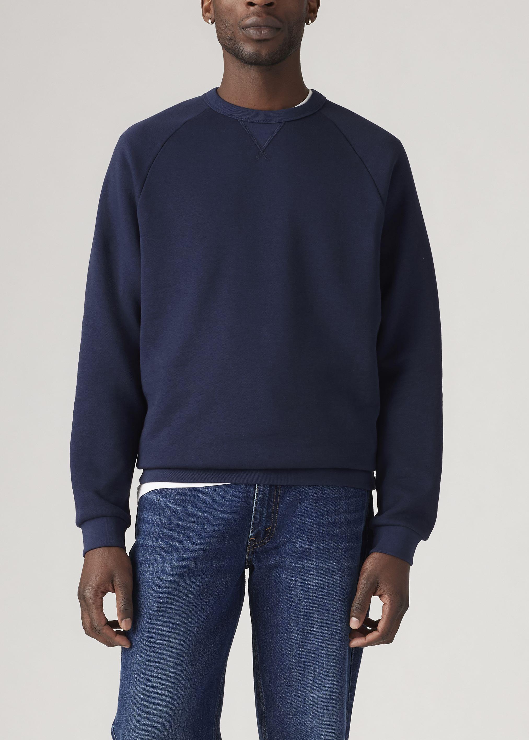 Polerón Hombre Red Tab Crewneck Azul Levis A7284-0011-0