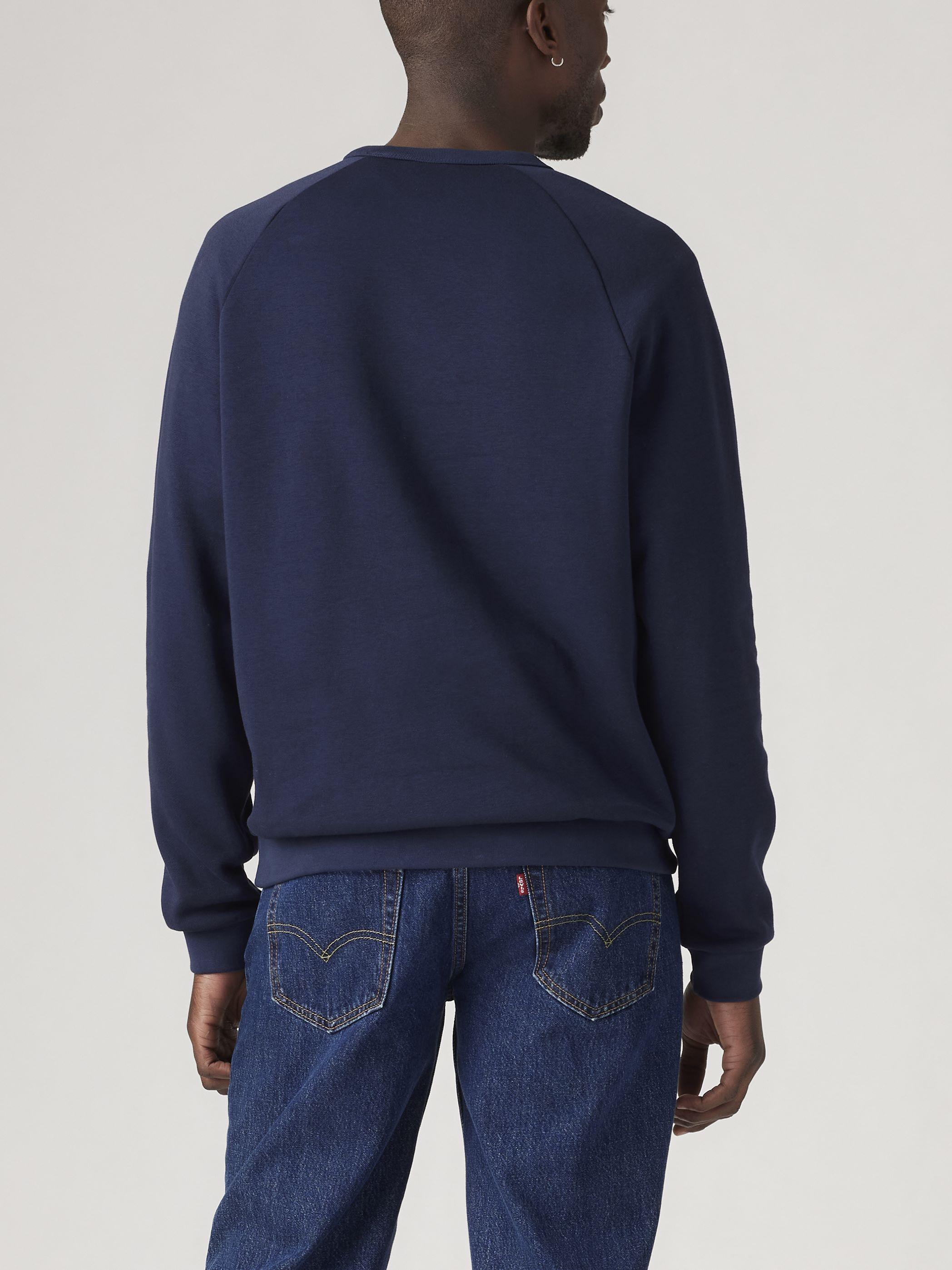 Polerón Hombre Red Tab Crewneck Azul Levis A7284-0011-1