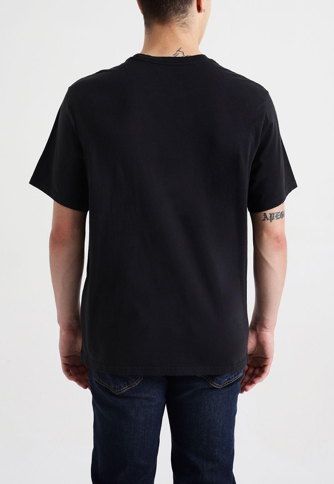 Polera Hombre Cuello Redondo Gráfica Negro Levis 16143-0566-1