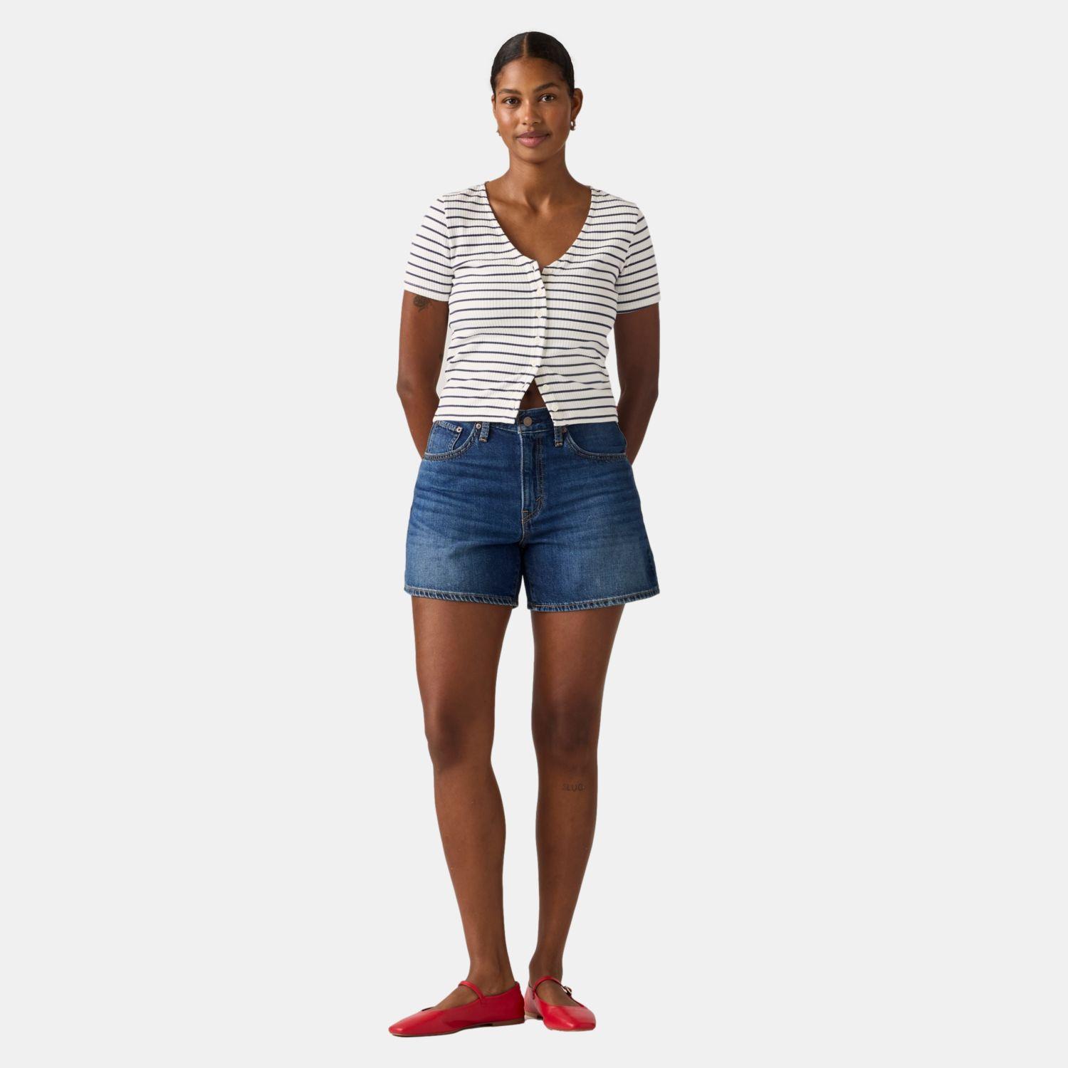 Short Mujer Cinch Mid Thigh Azul Levis 003KI-0021-3