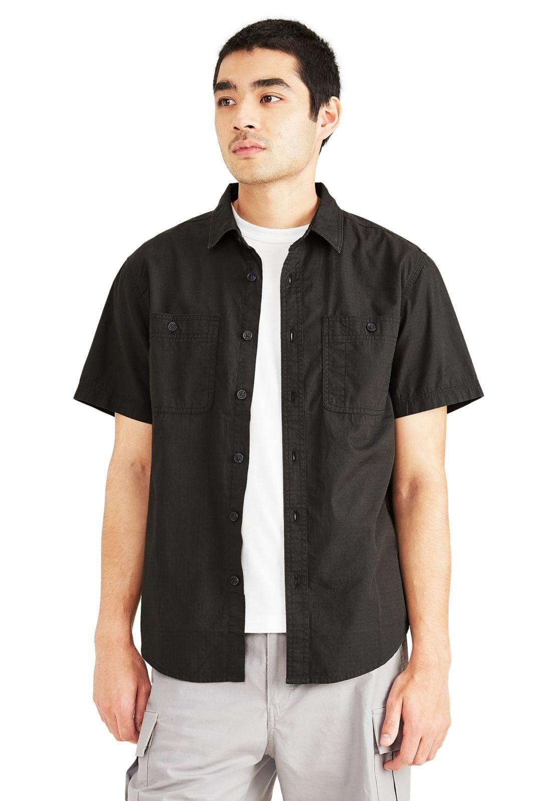 Camisa Hombre Utility Regular Fit Negra A1731-0000-0