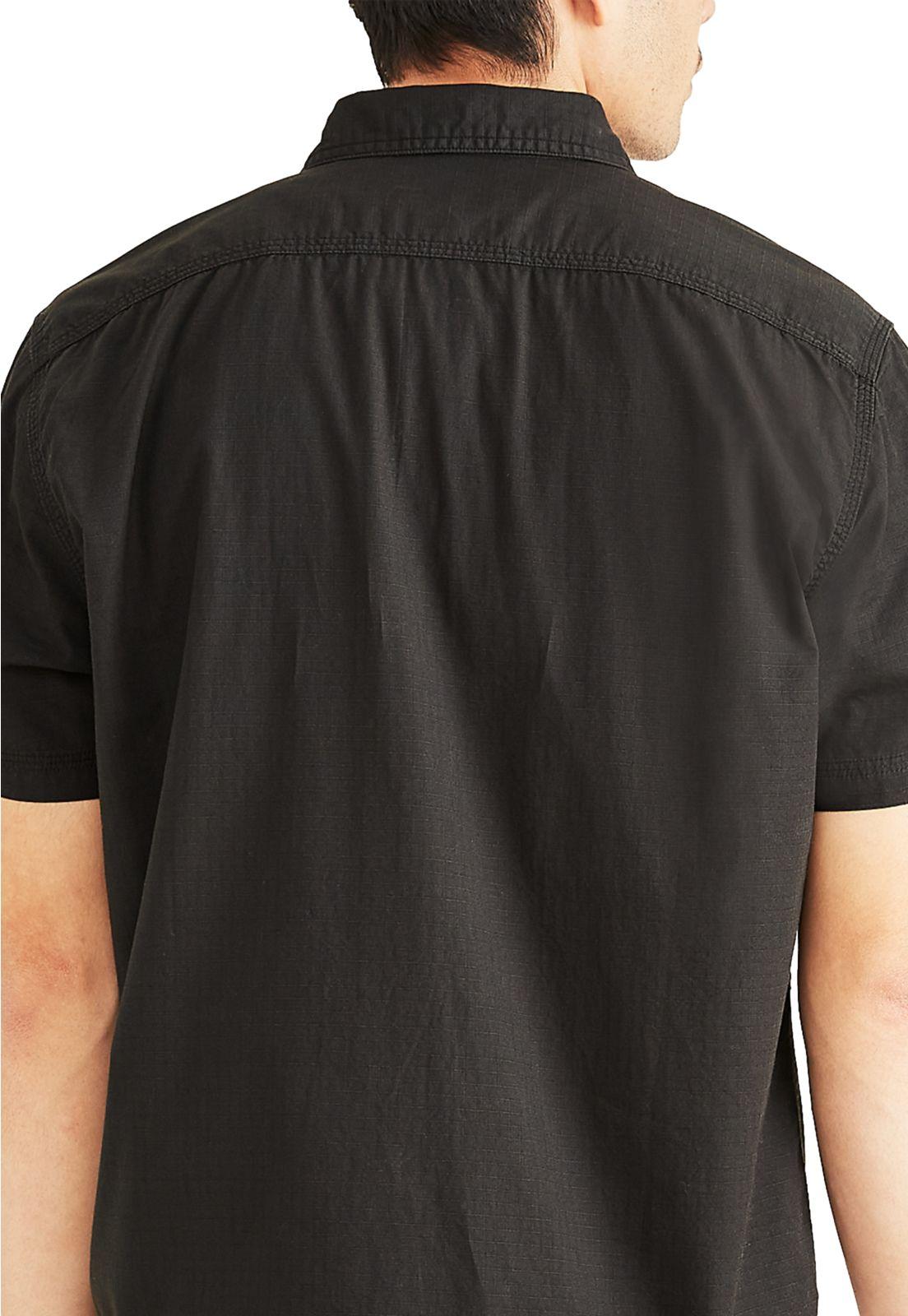 Camisa Hombre Utility Regular Fit Negra A1731-0000-1