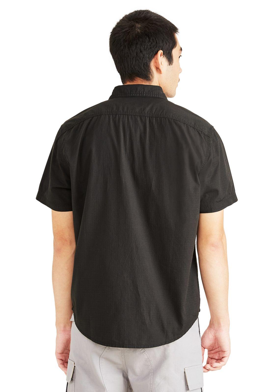 Camisa Hombre Utility Regular Fit Negra A1731-0000-3