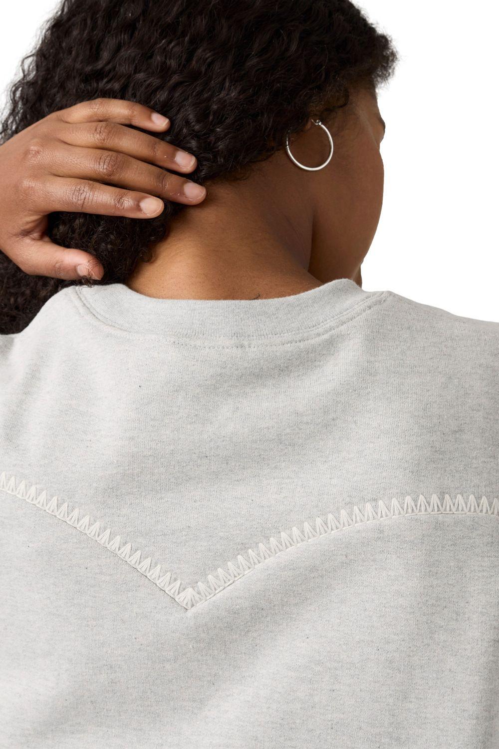 Polerón Mujer Leo Novelty Crew Gris Levis 003OG-0003-3