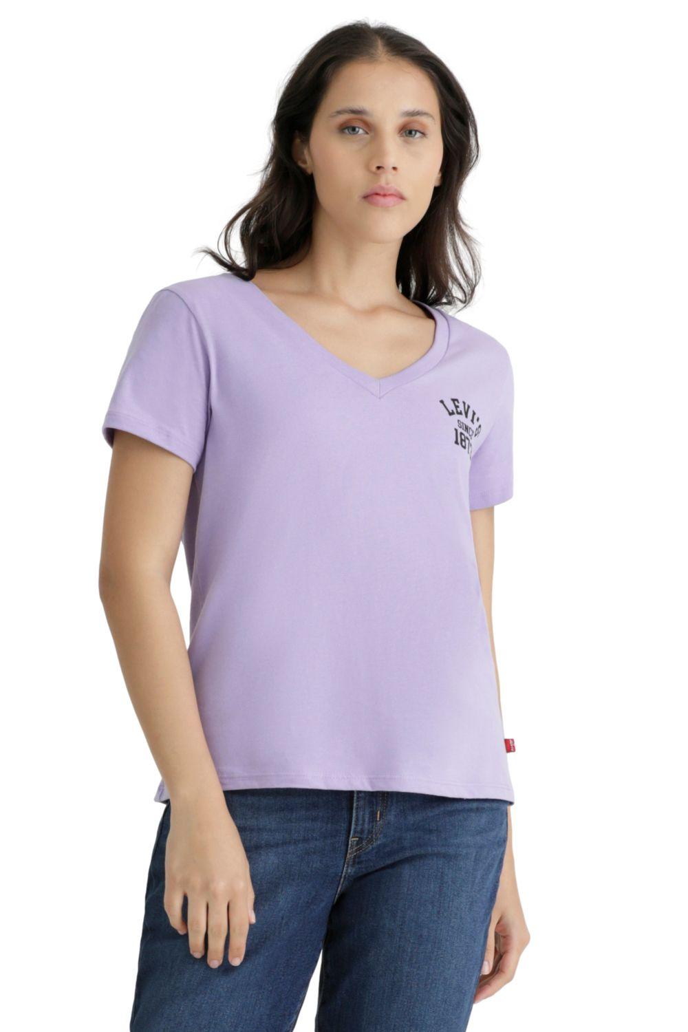 Polera Mujer Regular Fit Lila Levis 85341-0108-0