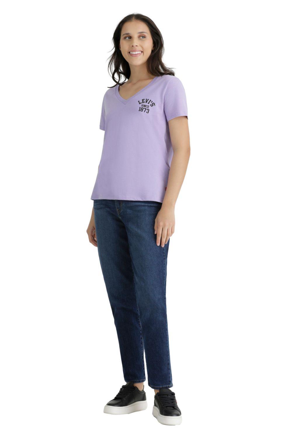 Polera Mujer Regular Fit Lila Levis 85341-0108-3