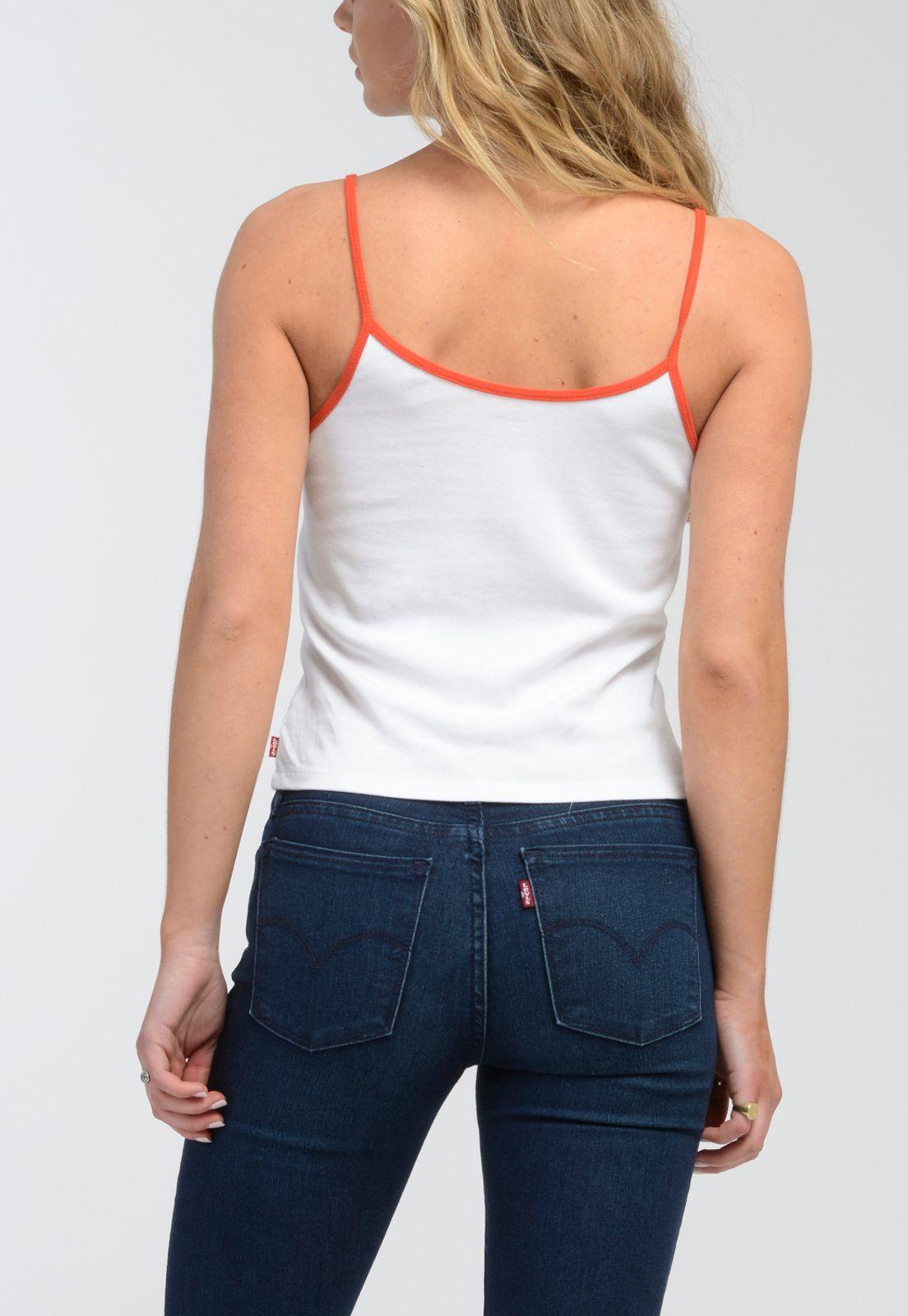 Polera Mujer Lisa Sin Mangas Blanco Levis A3526-0005-1