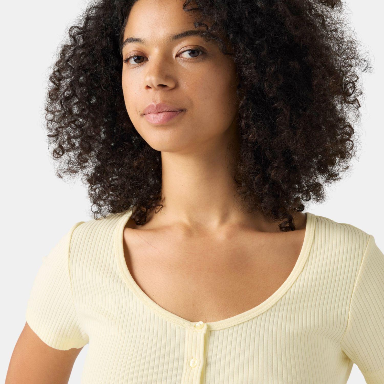 Polera Mujer Austen Button Through Amarillo Levis 0087U-0005-3
