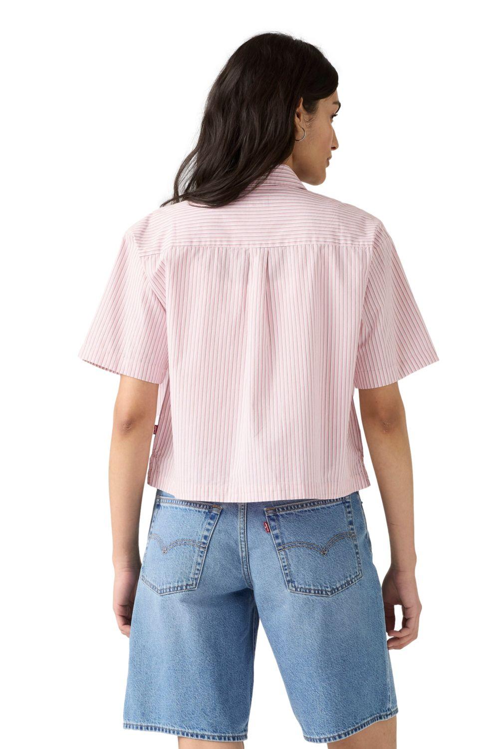 Blusa Mujer Harlie Cropped Shirt Rosado Levis 003QI-0003-1