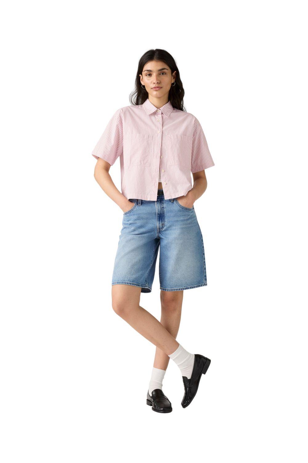 Blusa Mujer Harlie Cropped Shirt Rosado Levis 003QI-0003-2