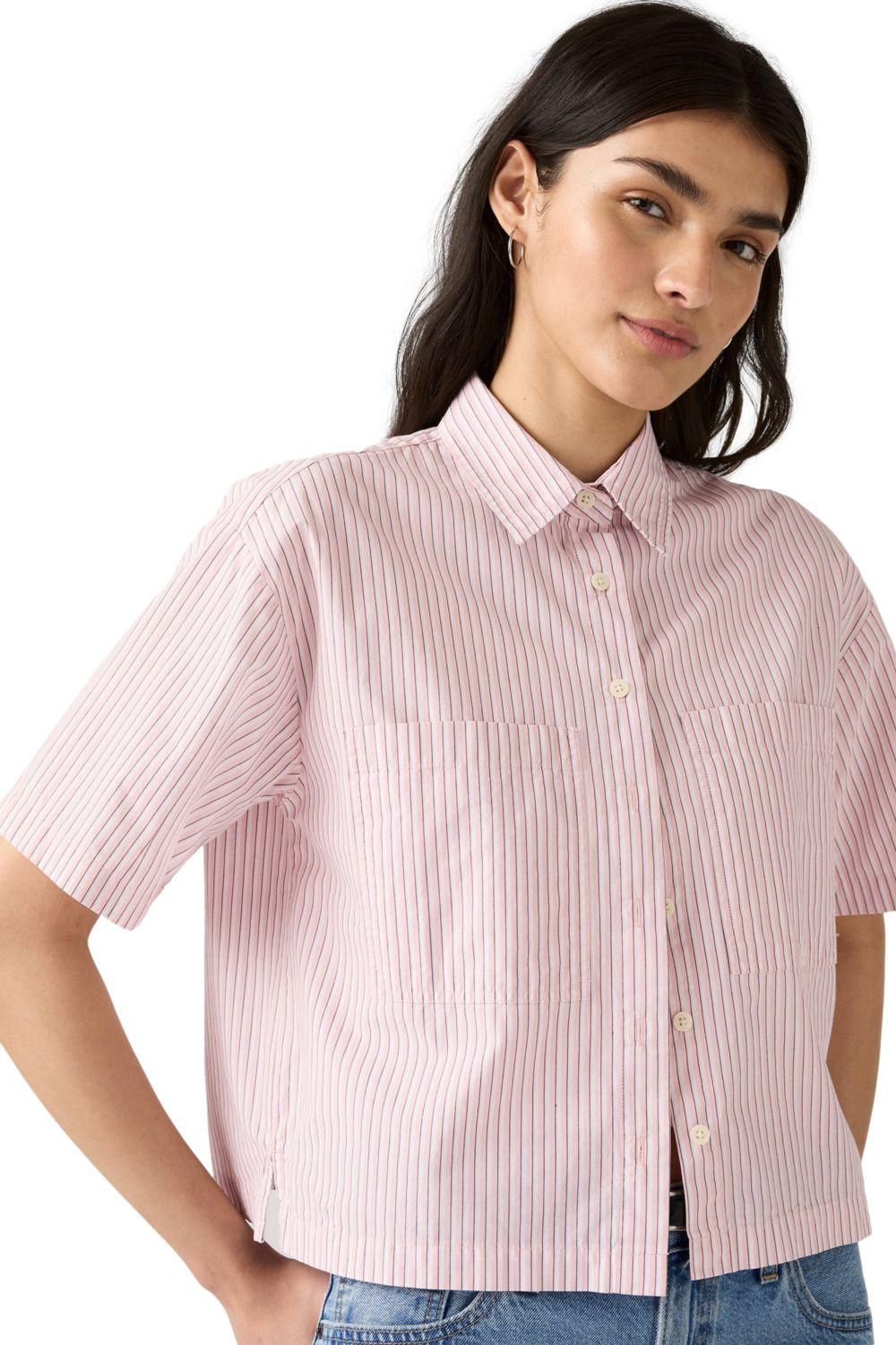 Blusa Mujer Harlie Cropped Shirt Rosado Levis 003QI-0003-3
