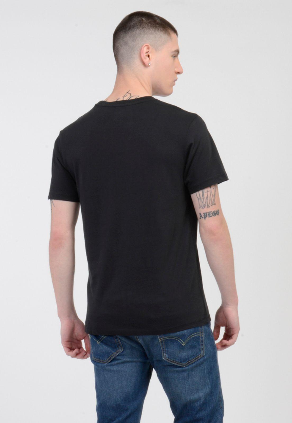 Polera Hombre Cuello Redondo Batwing Negra Levis 22491-0577-1