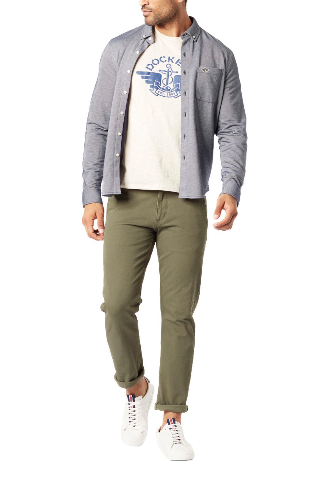 Pantalón Alpha 360 Slim Fit Oliva-3