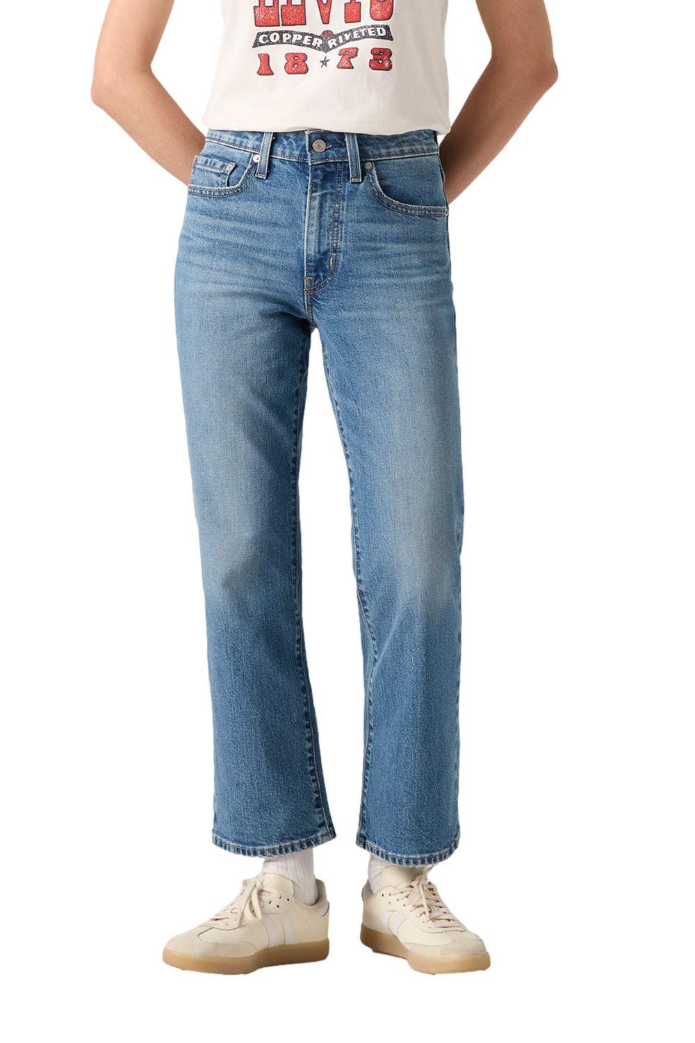 Jeans Mujer 725 Authentic Kick Boot Celeste Levis 001W1-0001-0