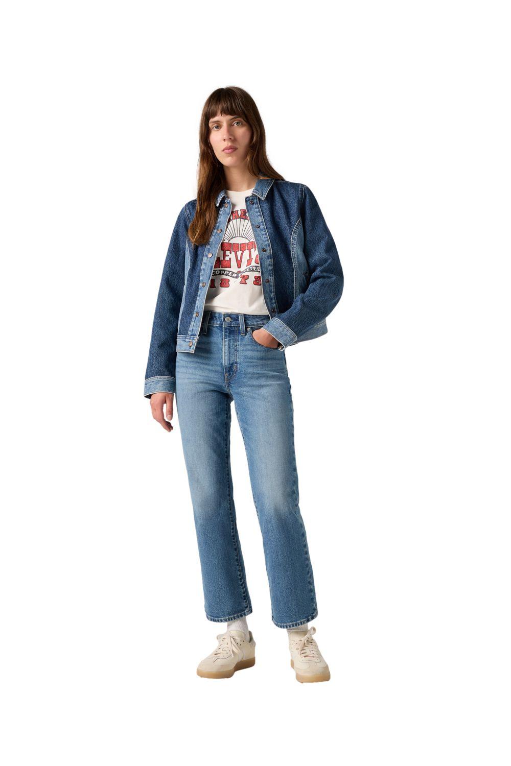 Jeans Mujer 725 Authentic Kick Boot Celeste Levis 001W1-0001-3