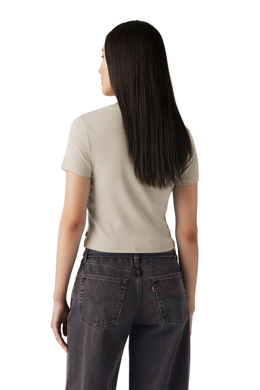 Polera Mujer Essential Sporty Tee Beige Levis A7419-0039-1