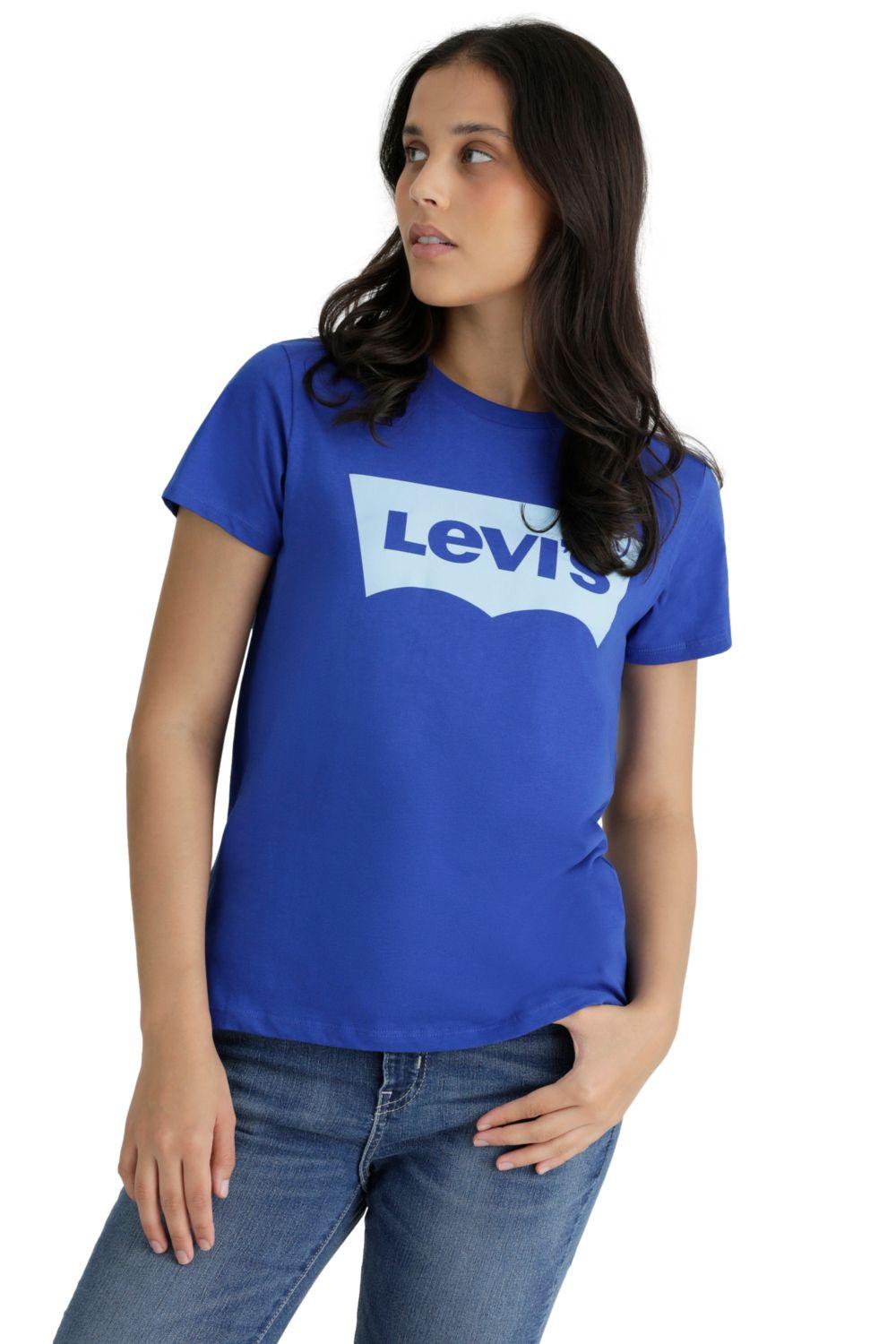 Polera Mujer Regular Fit Azul Levis 17369-2954-4