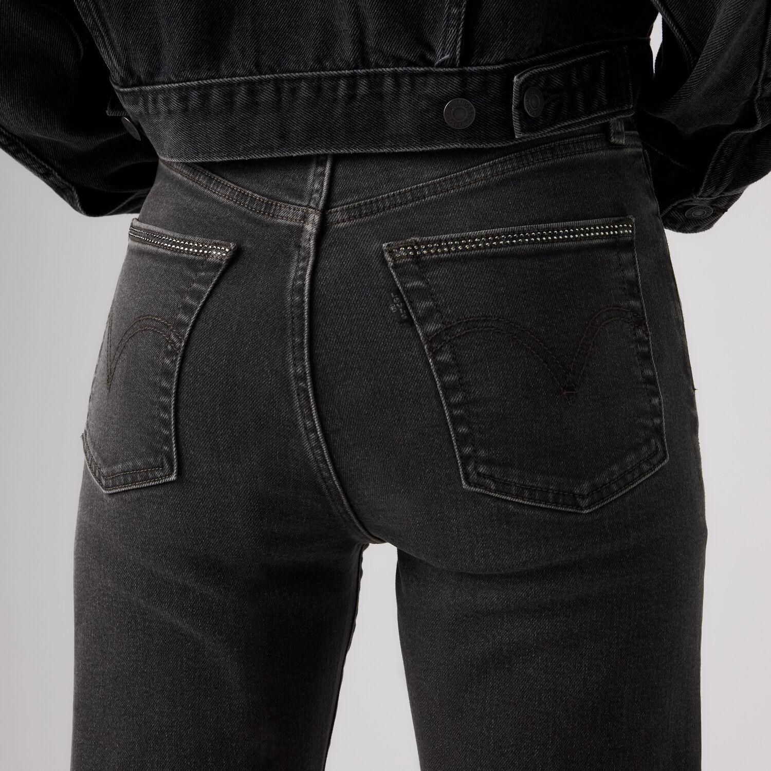 Jeans Mujer Ribcage Full Length Negro Levis 79078-0075-4