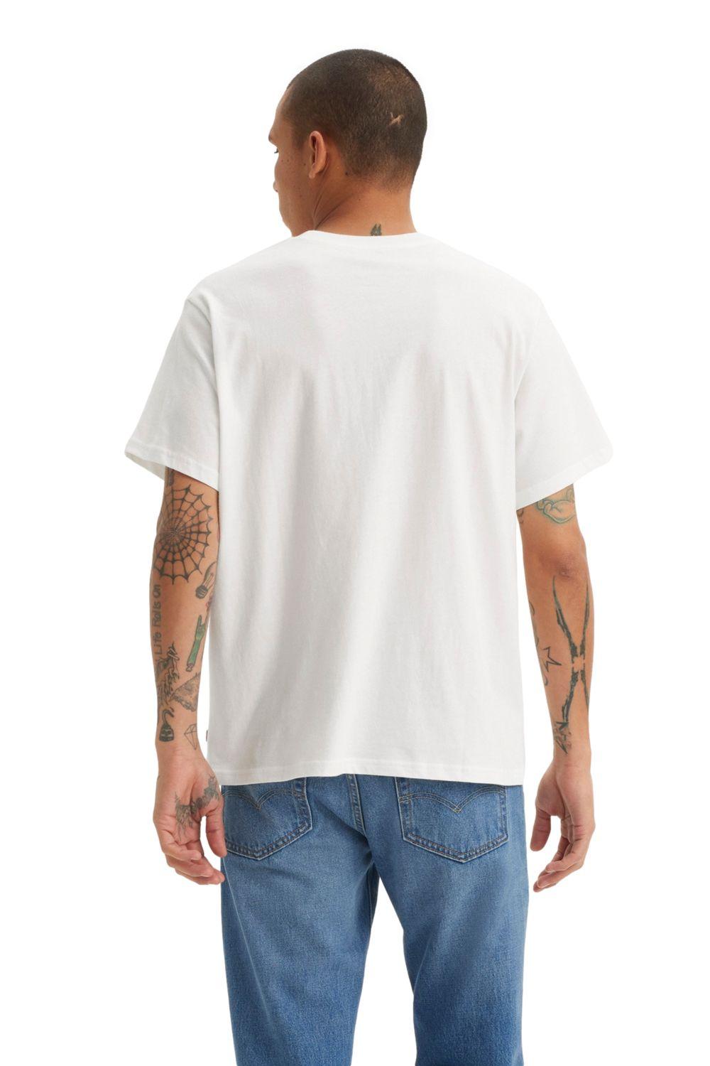Polera Hombre Ss Relaxed Fit Tee Blanco Levis 16143-1572-2