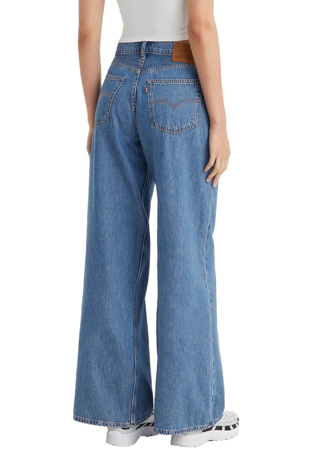 Jeans Mujer Baggy Dad Wide Leg Azul Levis A7455-0001-2