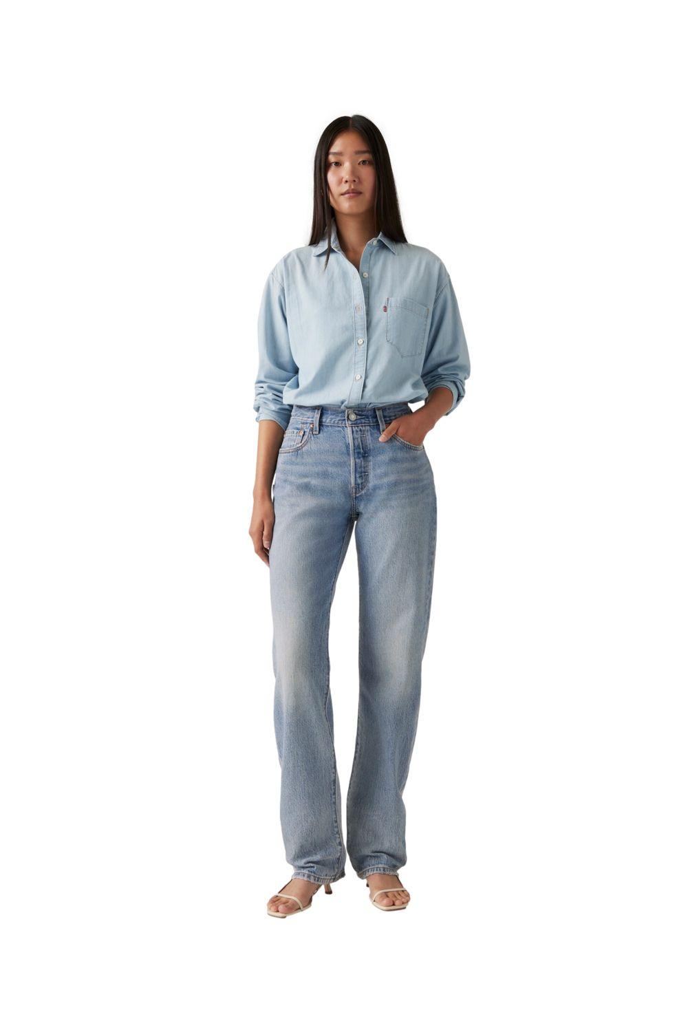 Jeans Mujer 501 '90s Lightweight Celeste Levis A8421-0004-3