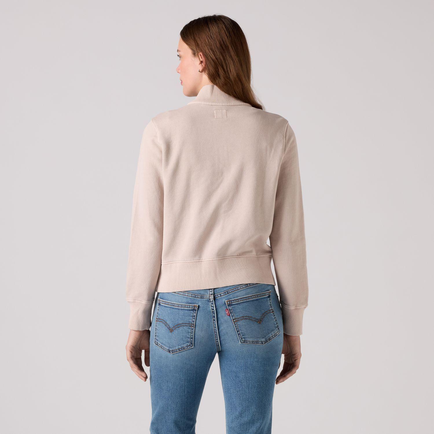 Polerón Mujer Slim Fit Full Zip Gris Levis 008A4-0012-1