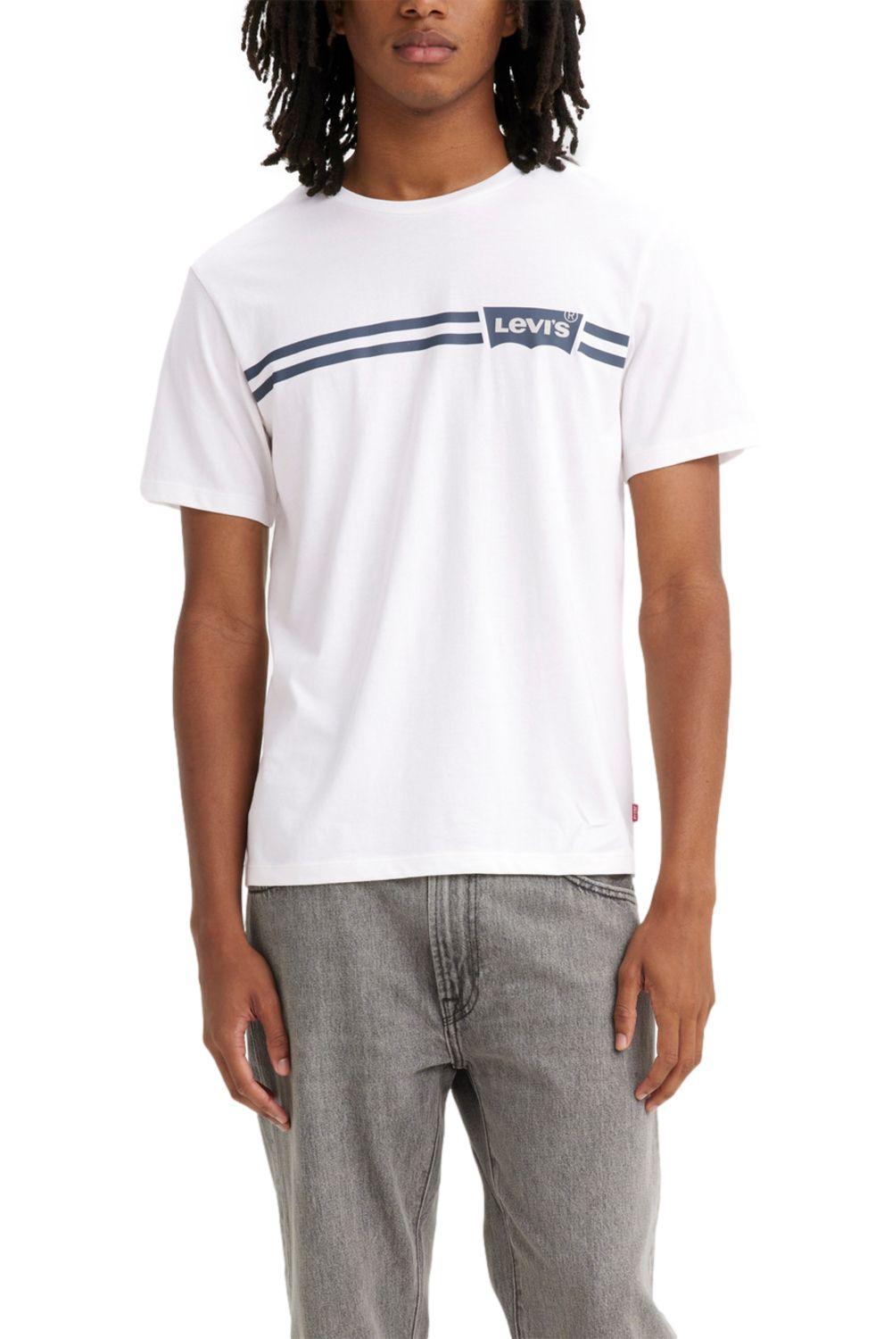 Polera Hombre Graphic Crewneck Blanco Levis 22491-1217-0