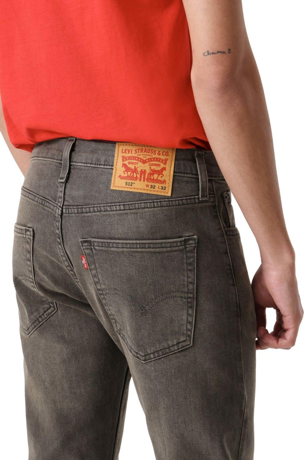 Jeans Hombre 512 Slim Taper Gris Levis 28833-1472-4