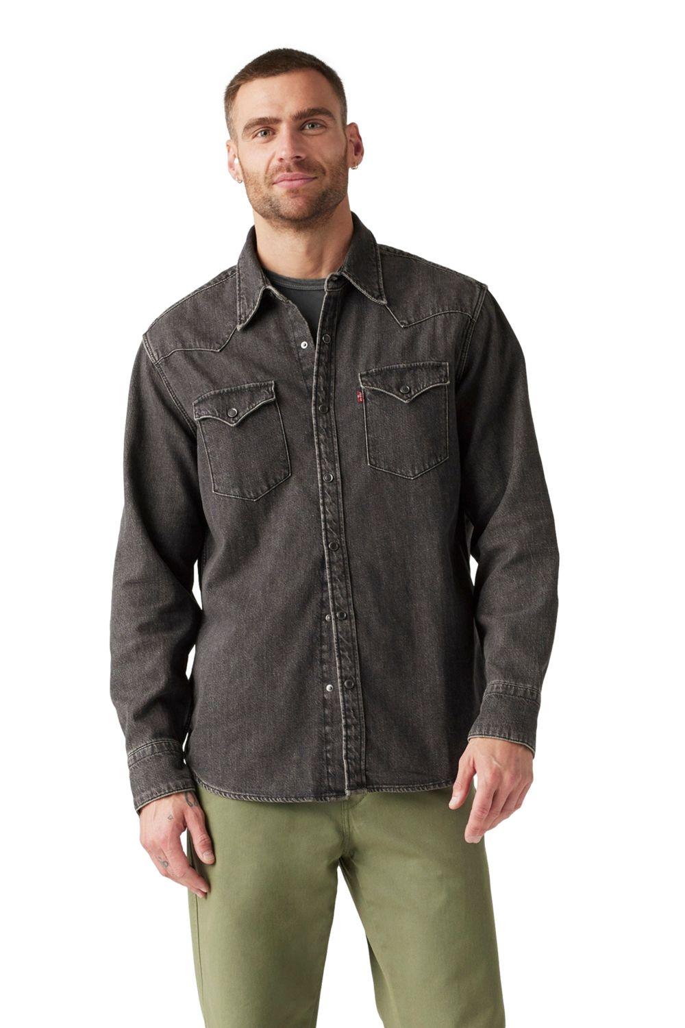 Camisa Hombre Western Standard Negro Levis 85744-0038-0