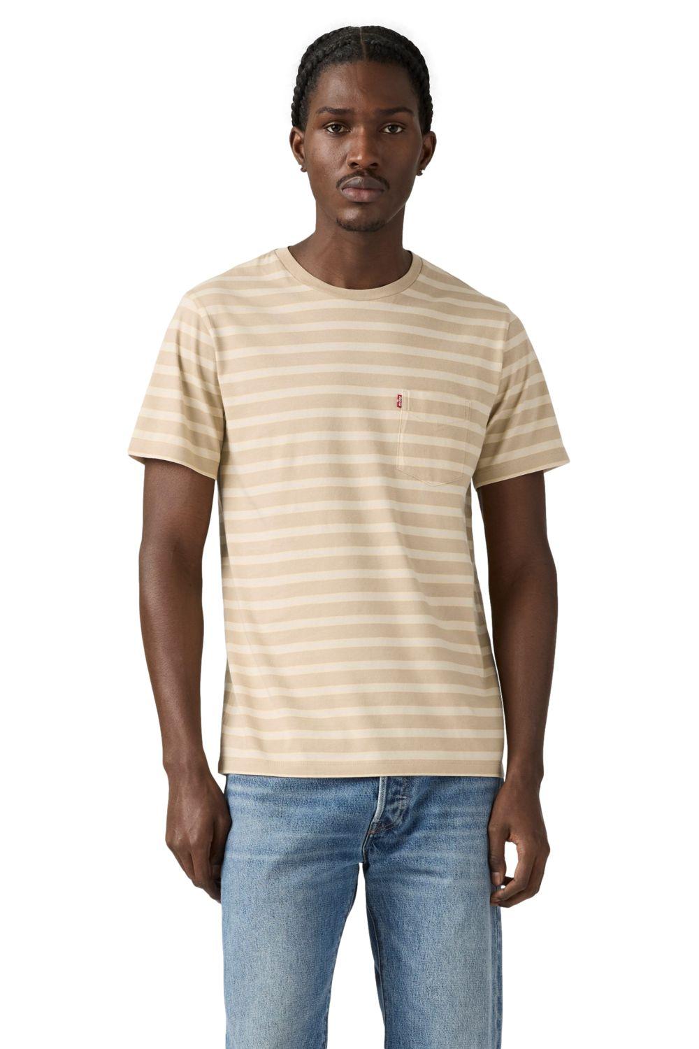 Polera Hombre Classic Pocket Tee Café Levis 19342-0439-0