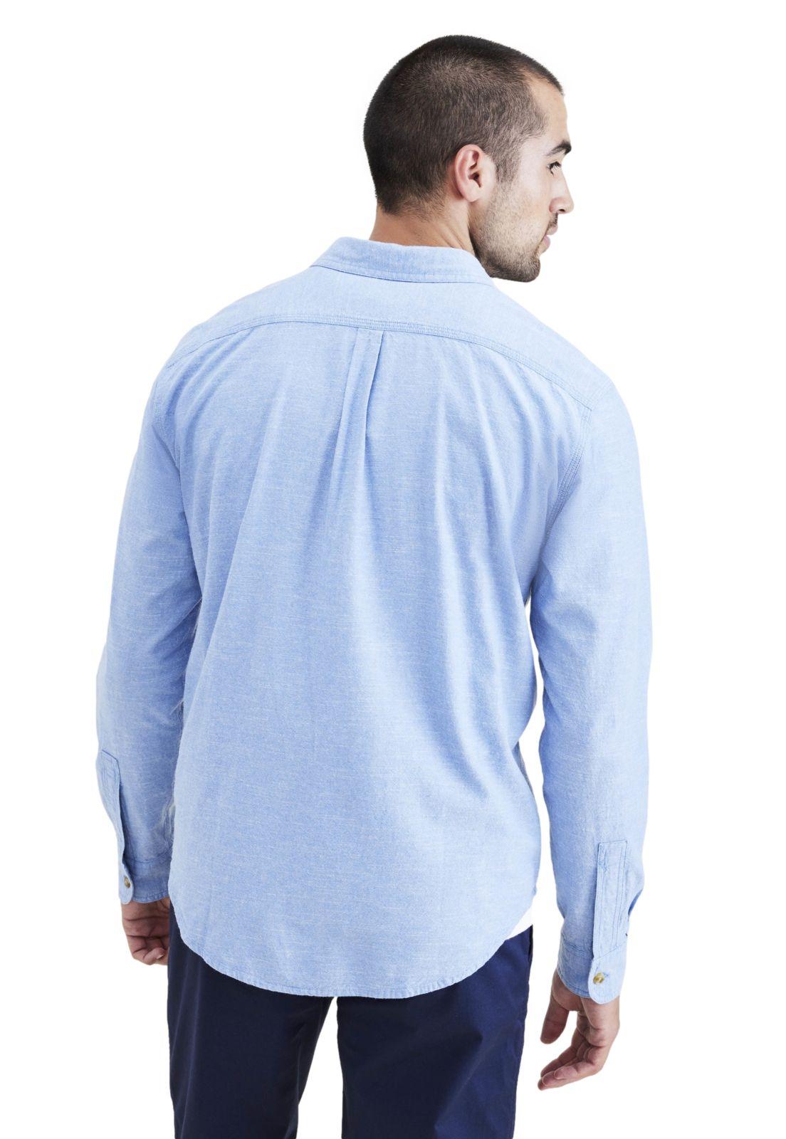 Camisa Hombre Work Regular Fit Celeste-1
