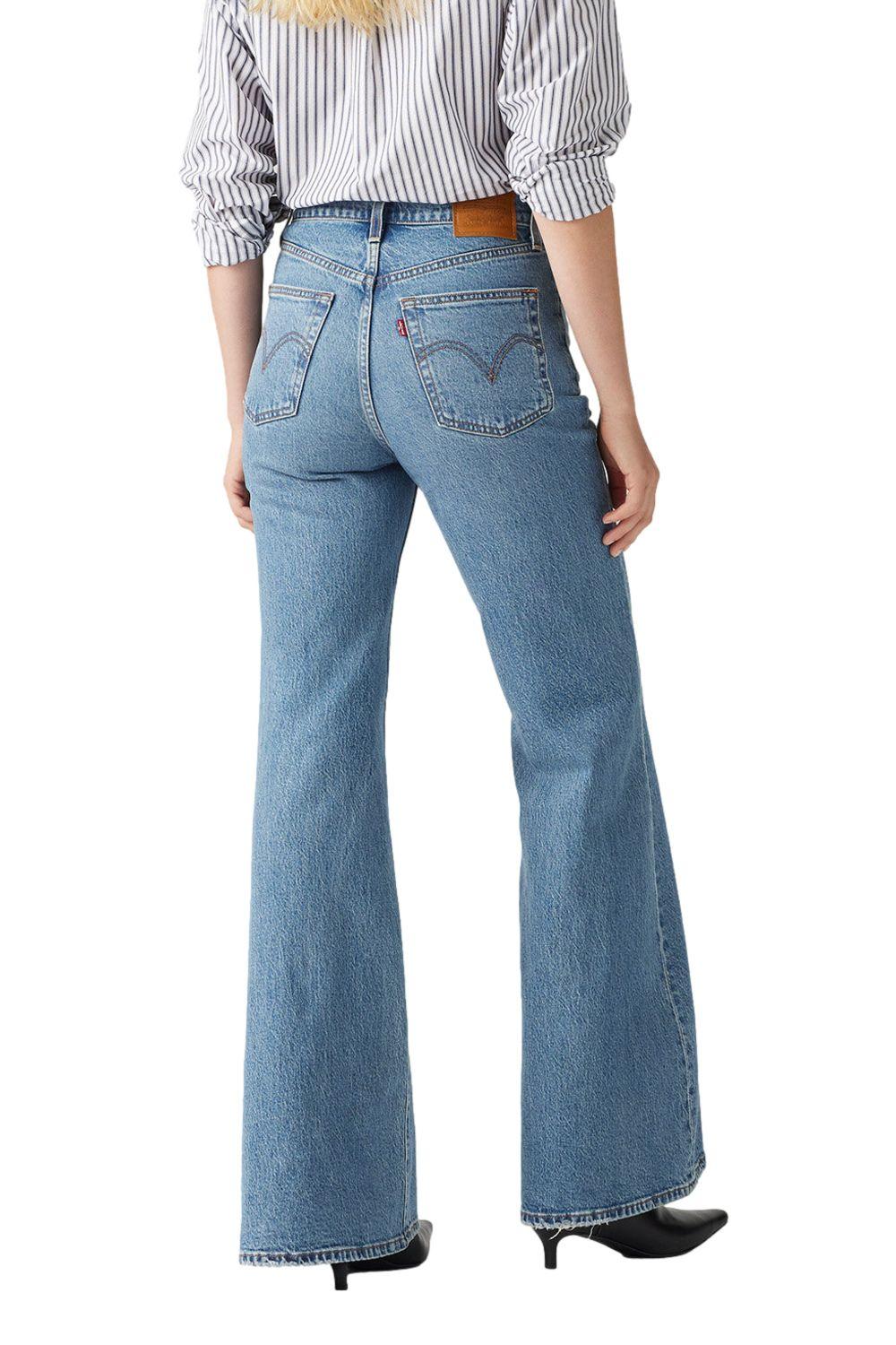 Jeans Mujer Ribcage Bells Celeste Levis A7503-0020-2