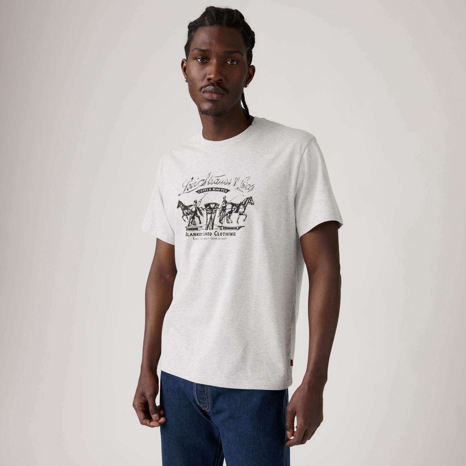Polera Hombre Ss Relaxed Fit Tee Gris Levis 16143-2686-2