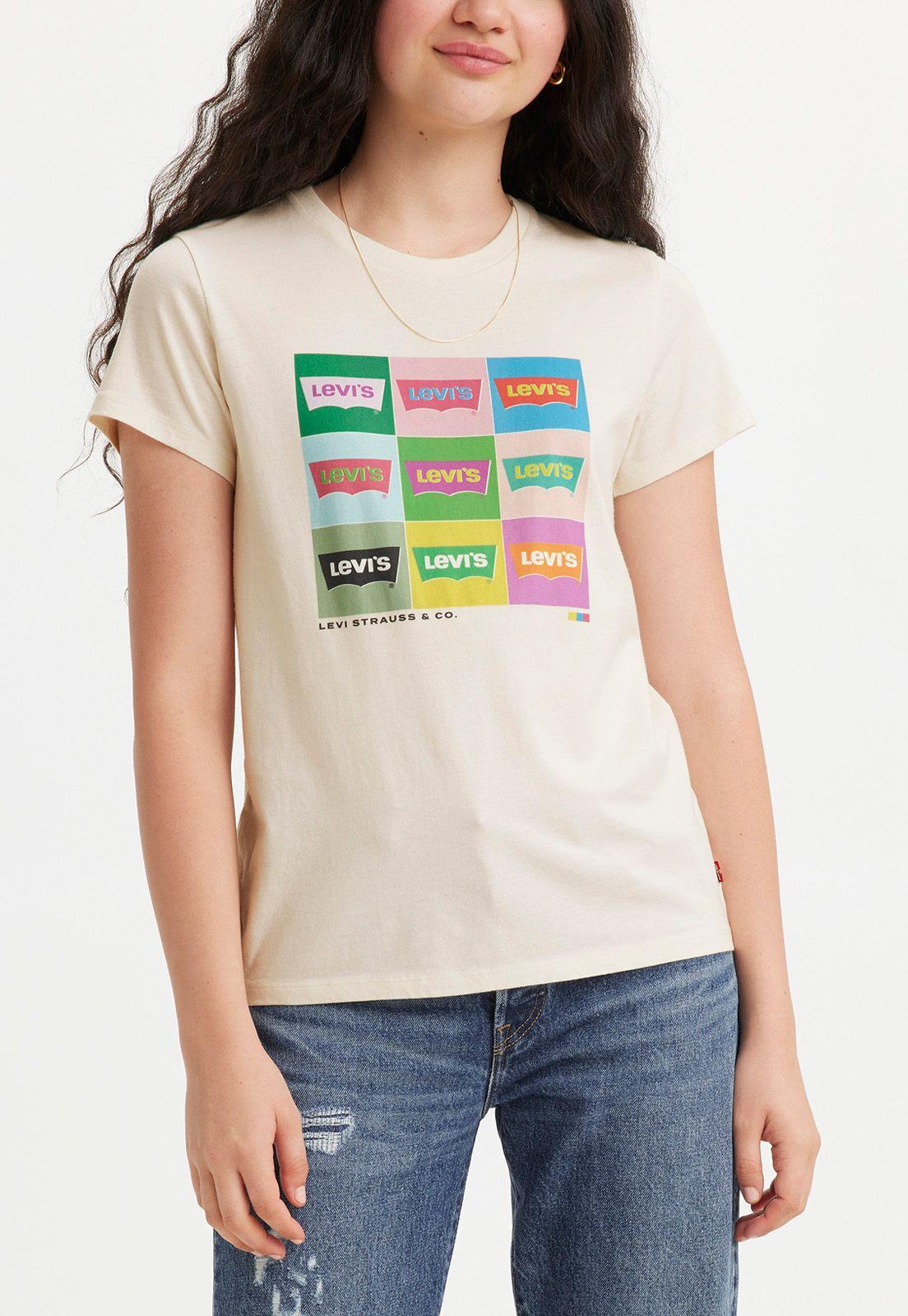 Polera Mujer Perfect Logo Batwing Blanca Levis 17369-2083-0